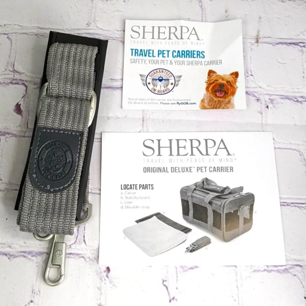 NWT - Sherpa Original Deluxe Pet Carrier - Medium